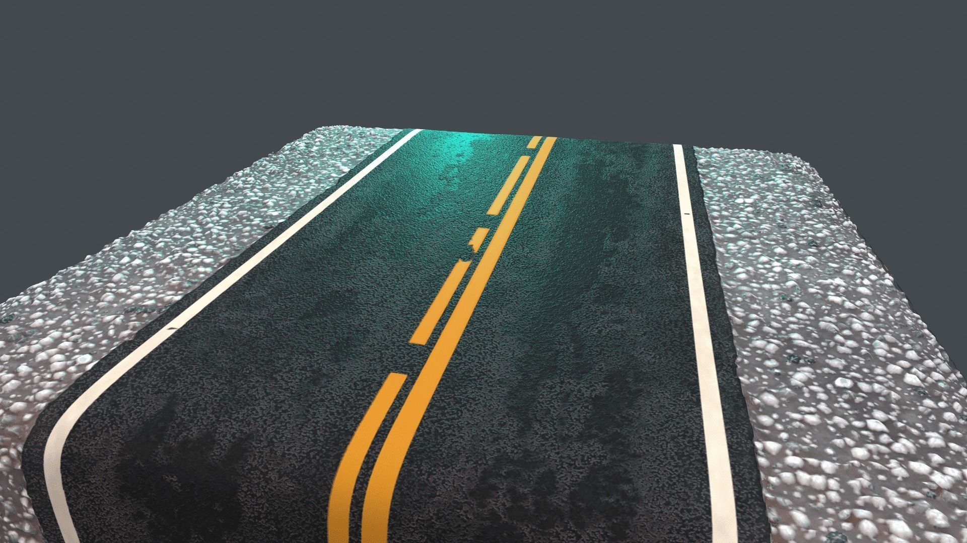 REALISTIC  ROAD PBR TEXTURE - SEAMLESS Texture and sbsar File Texture_19