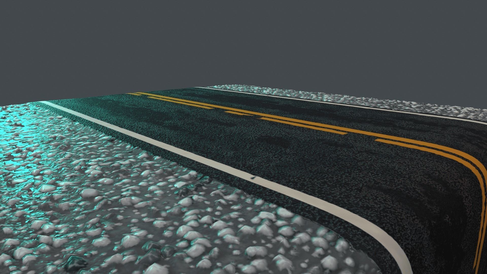 REALISTIC  ROAD PBR TEXTURE - SEAMLESS Texture and sbsar File Texture_20