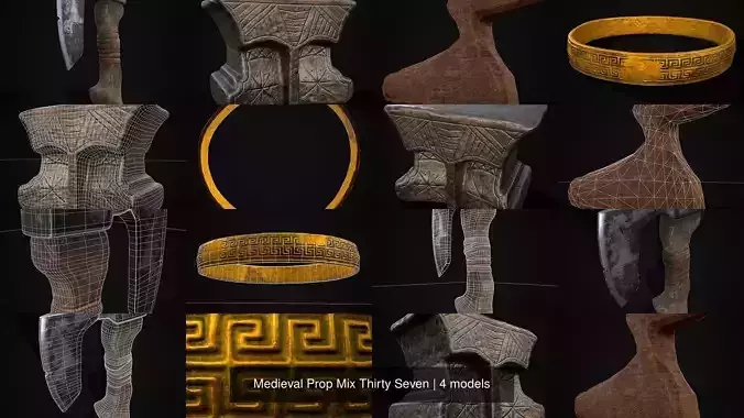 Medieval Prop Mix Thirty Seven