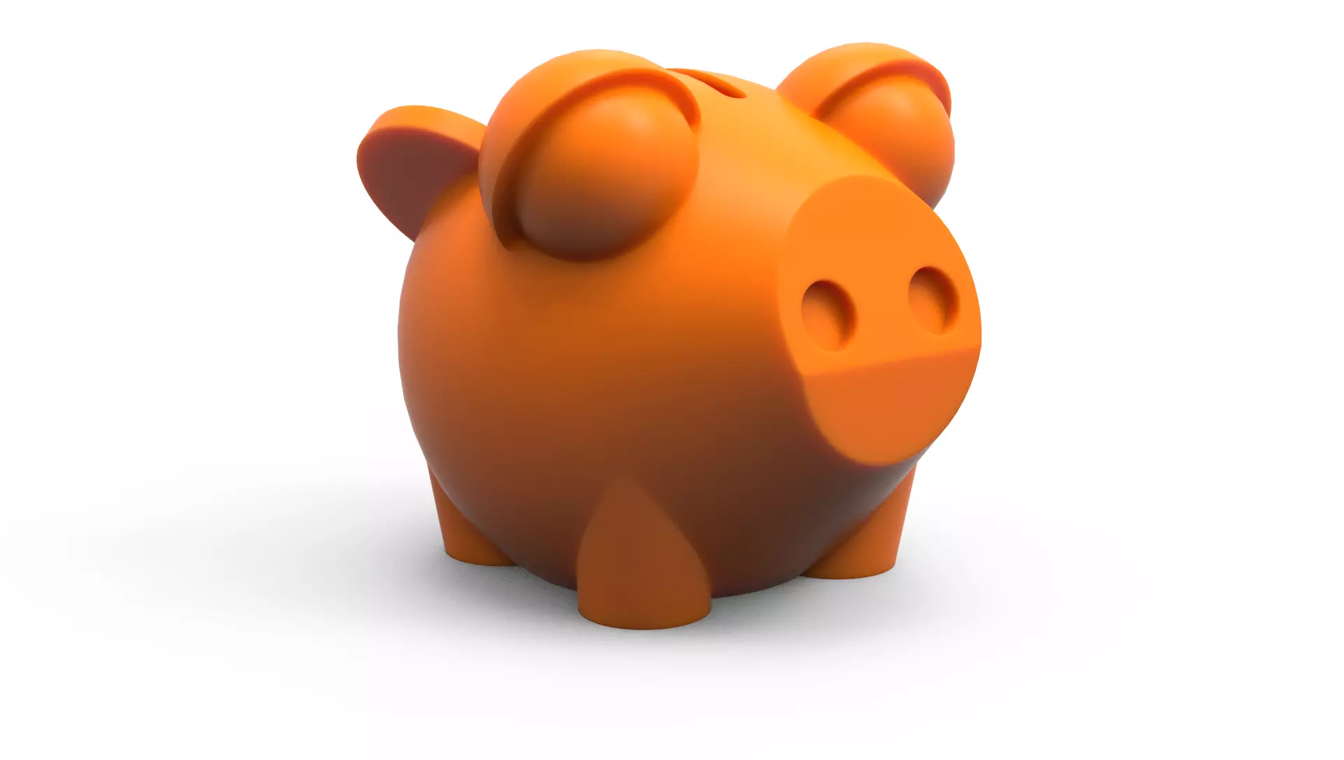 3D Flying Piggy Bank Free 3D print model