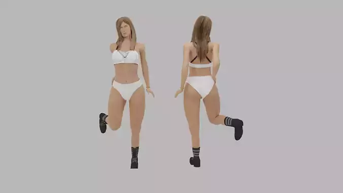 Victoria 3D Female Model 3D model