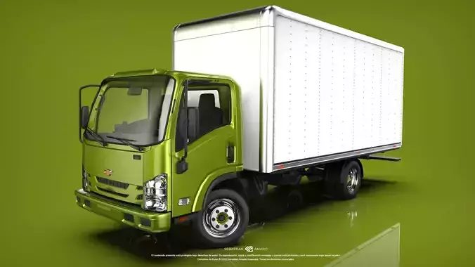 Chevrolet Isuzu NPR 2018 3D model