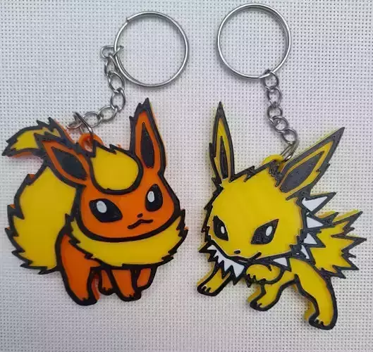 LLAVERO JOLTEON - FLAREON POKEMON