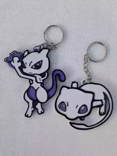 LLAVERO MEW - MEWTWO POKEMON