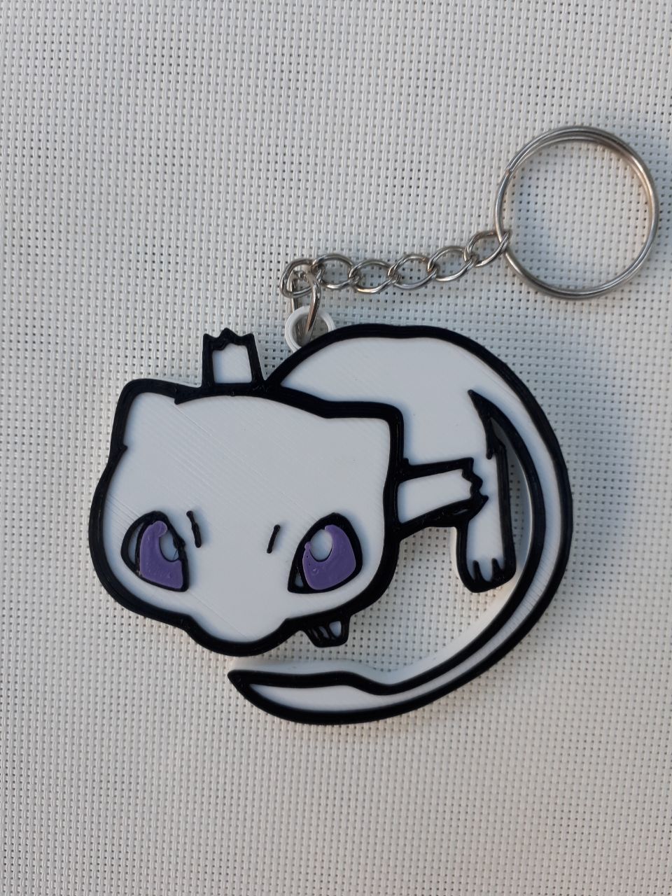 LLAVERO MEW - MEWTWO POKEMON 3D print model_2