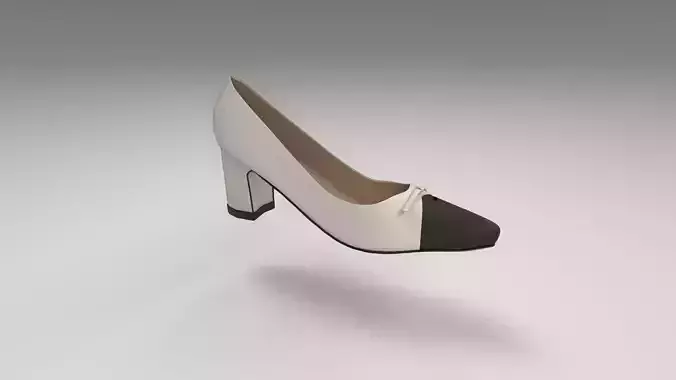 MILLISA 1PR White Woman High Heel Shoe