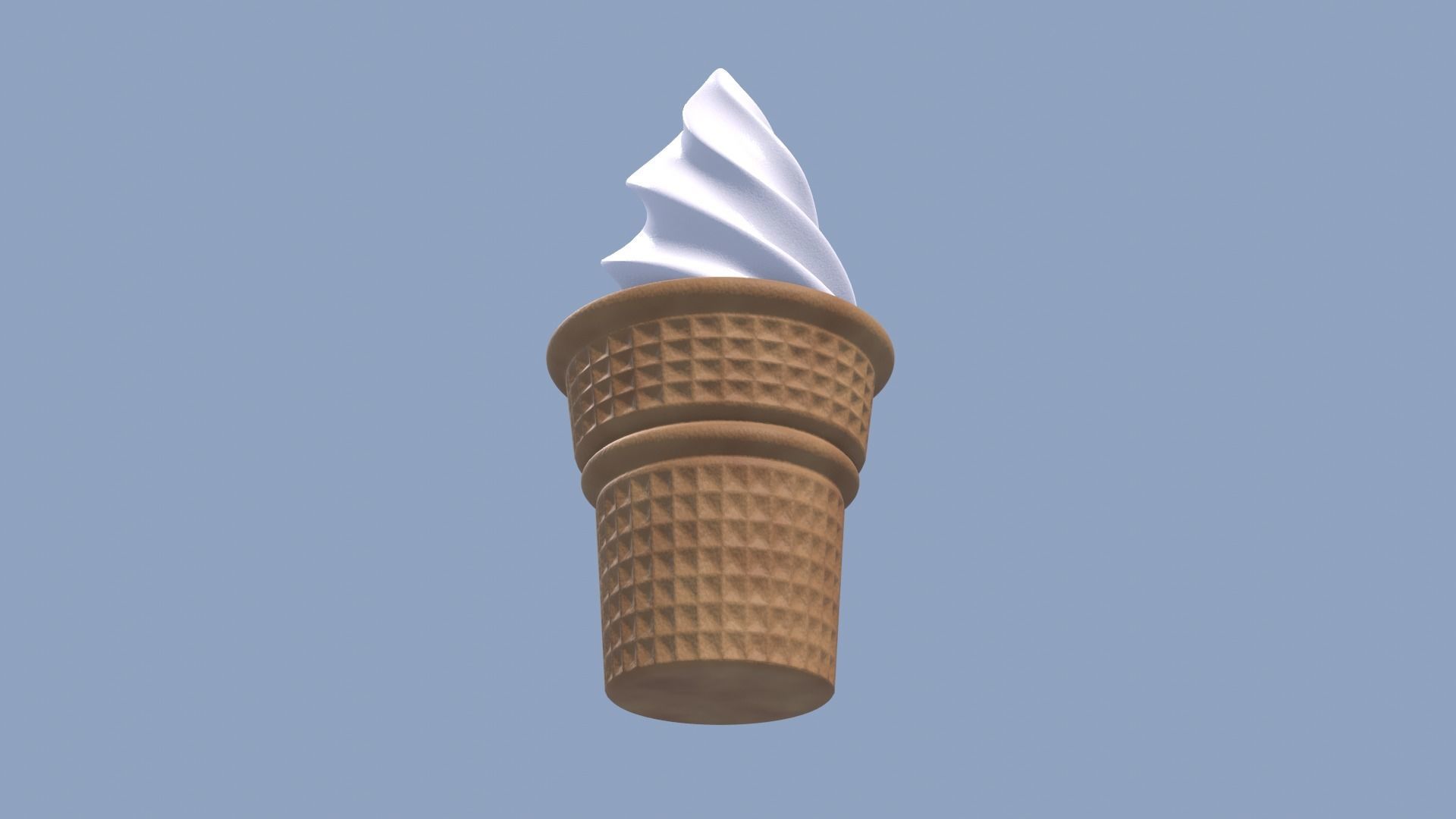 Ice Cream White 3D model_15