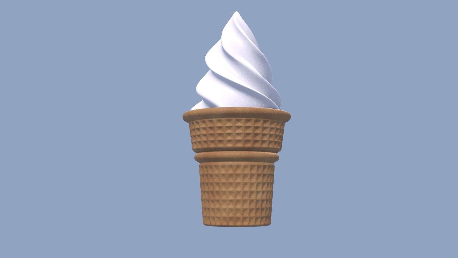 Ice Cream White 3D model_19