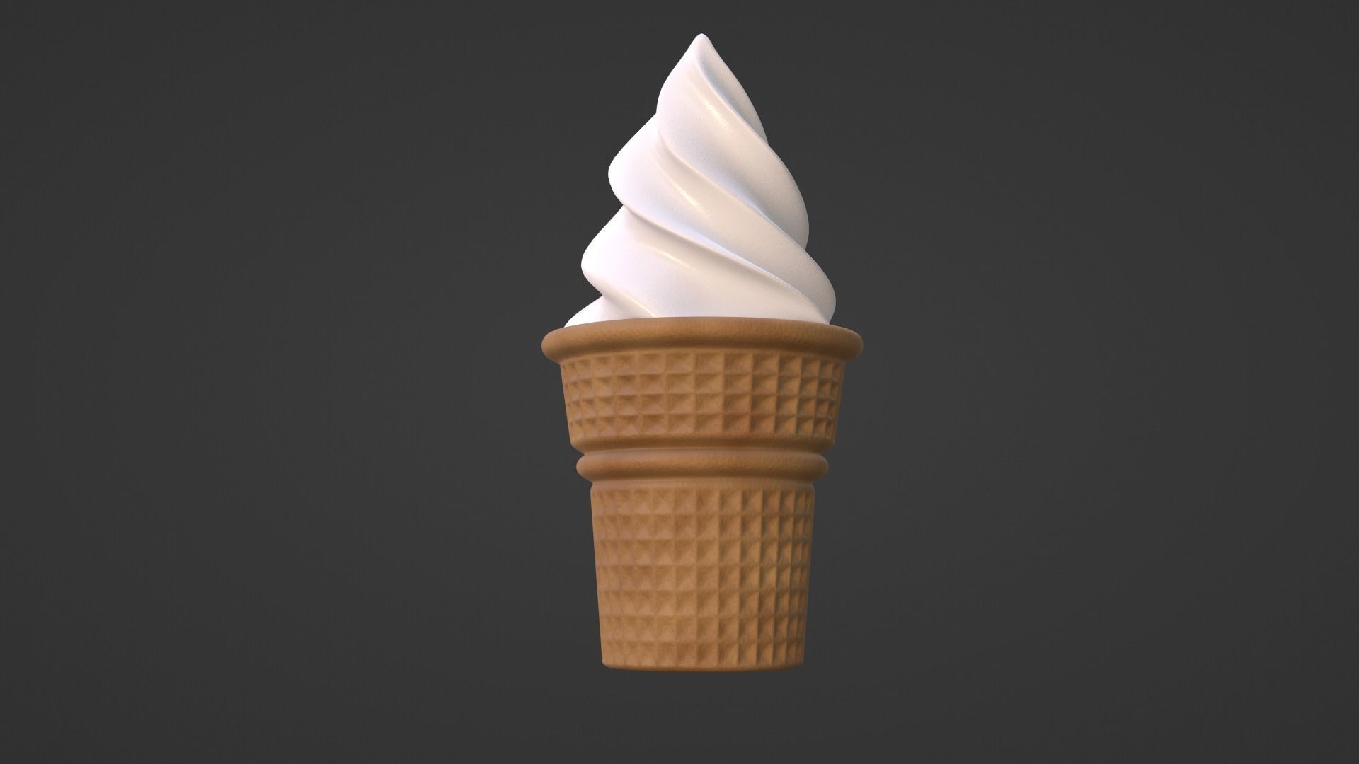 Ice Cream White 3D model_18