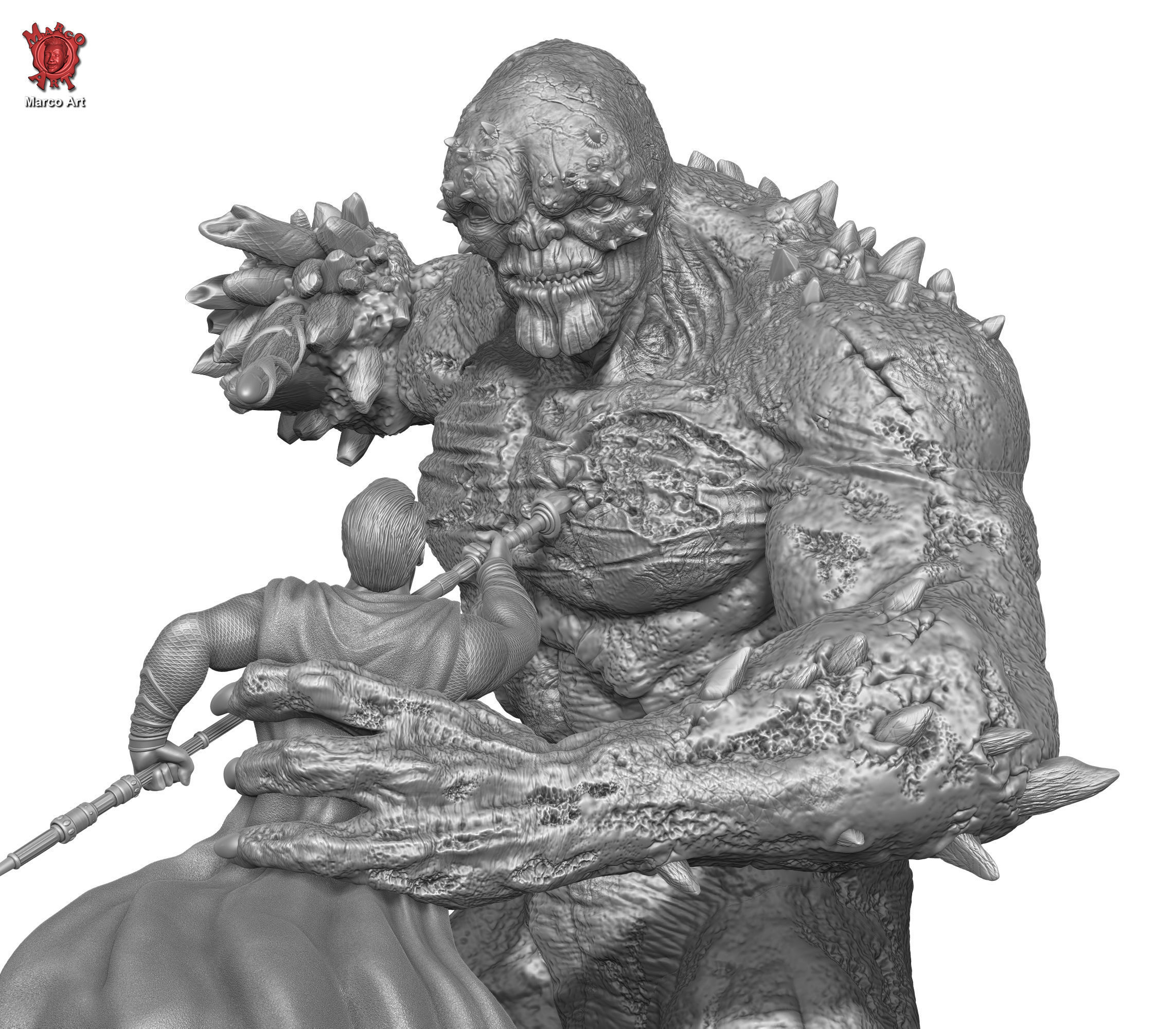 Doomsday 3d model stl file 3D print model_3