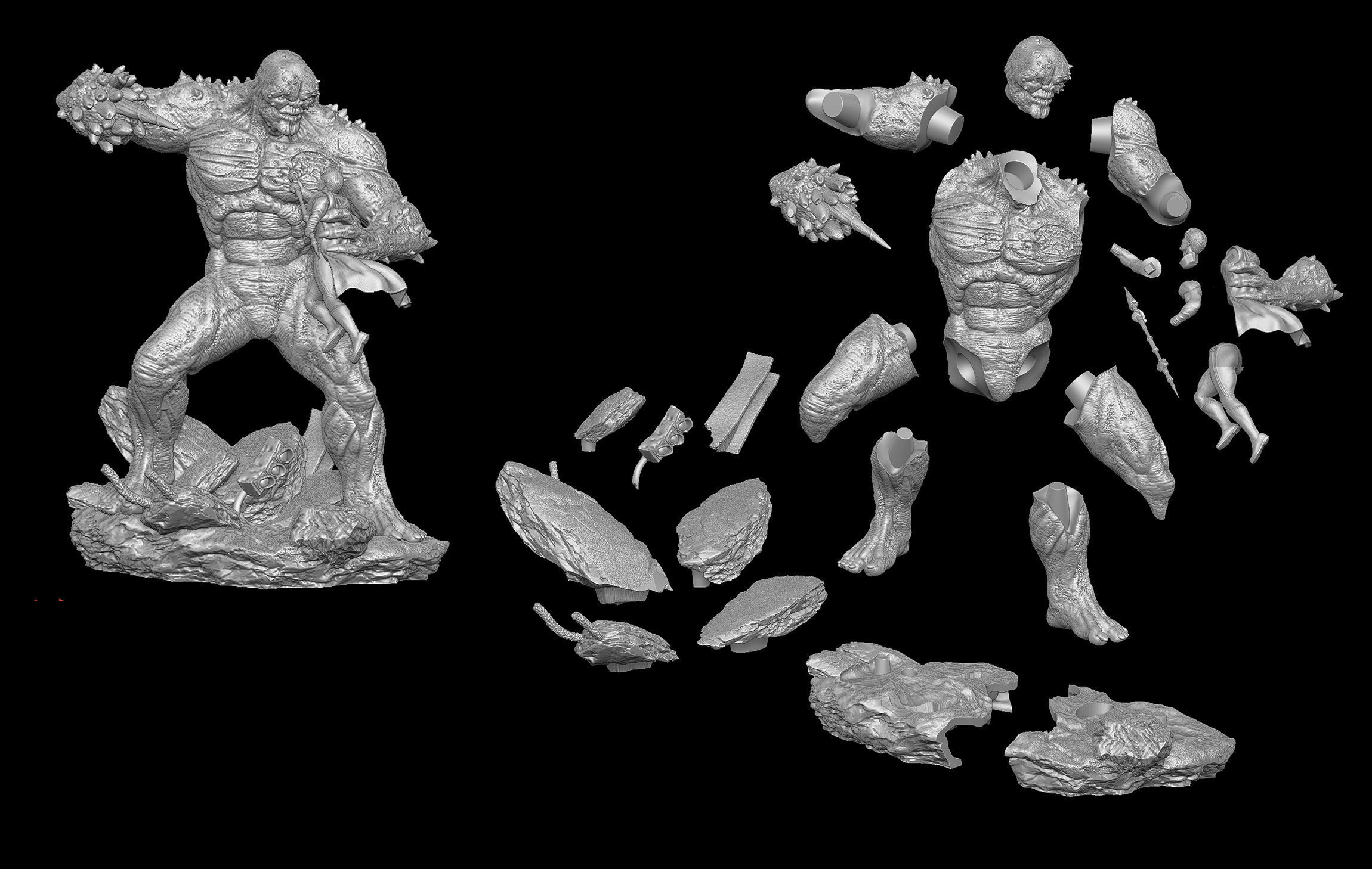 Doomsday 3d model stl file 3D print model_5