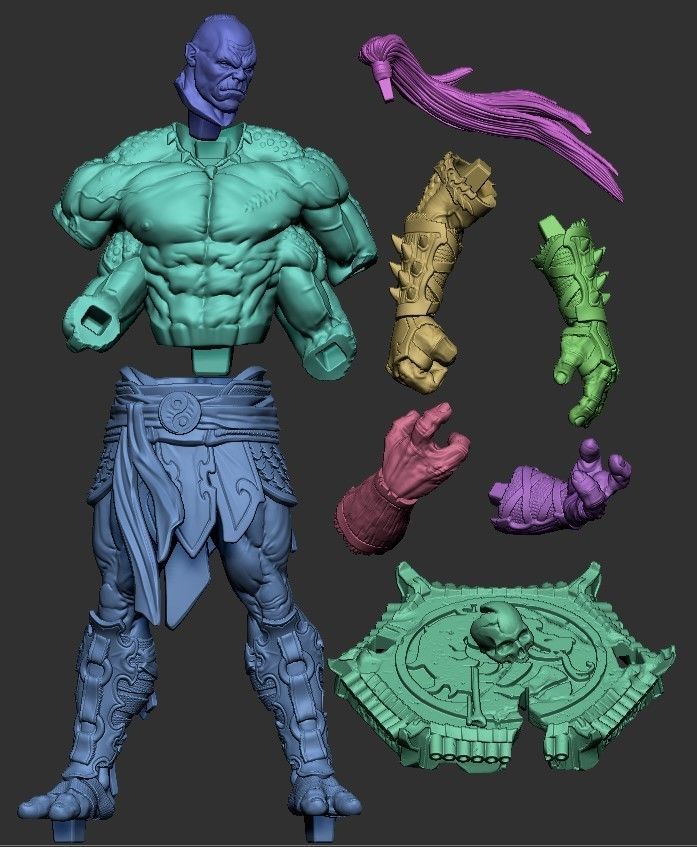 Prince Goro 3D print model_1