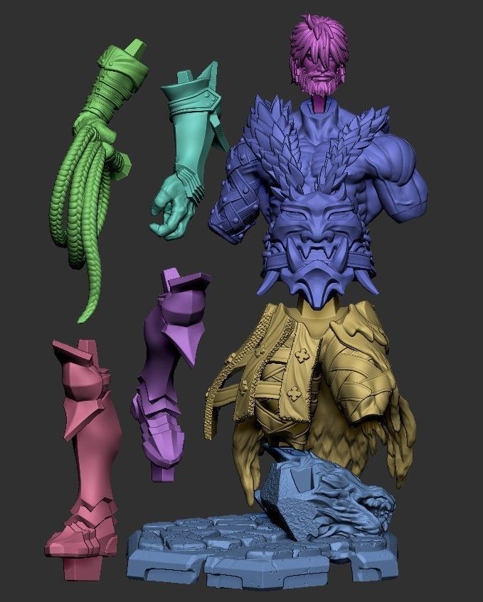 Simon Belmont 3D print model_4