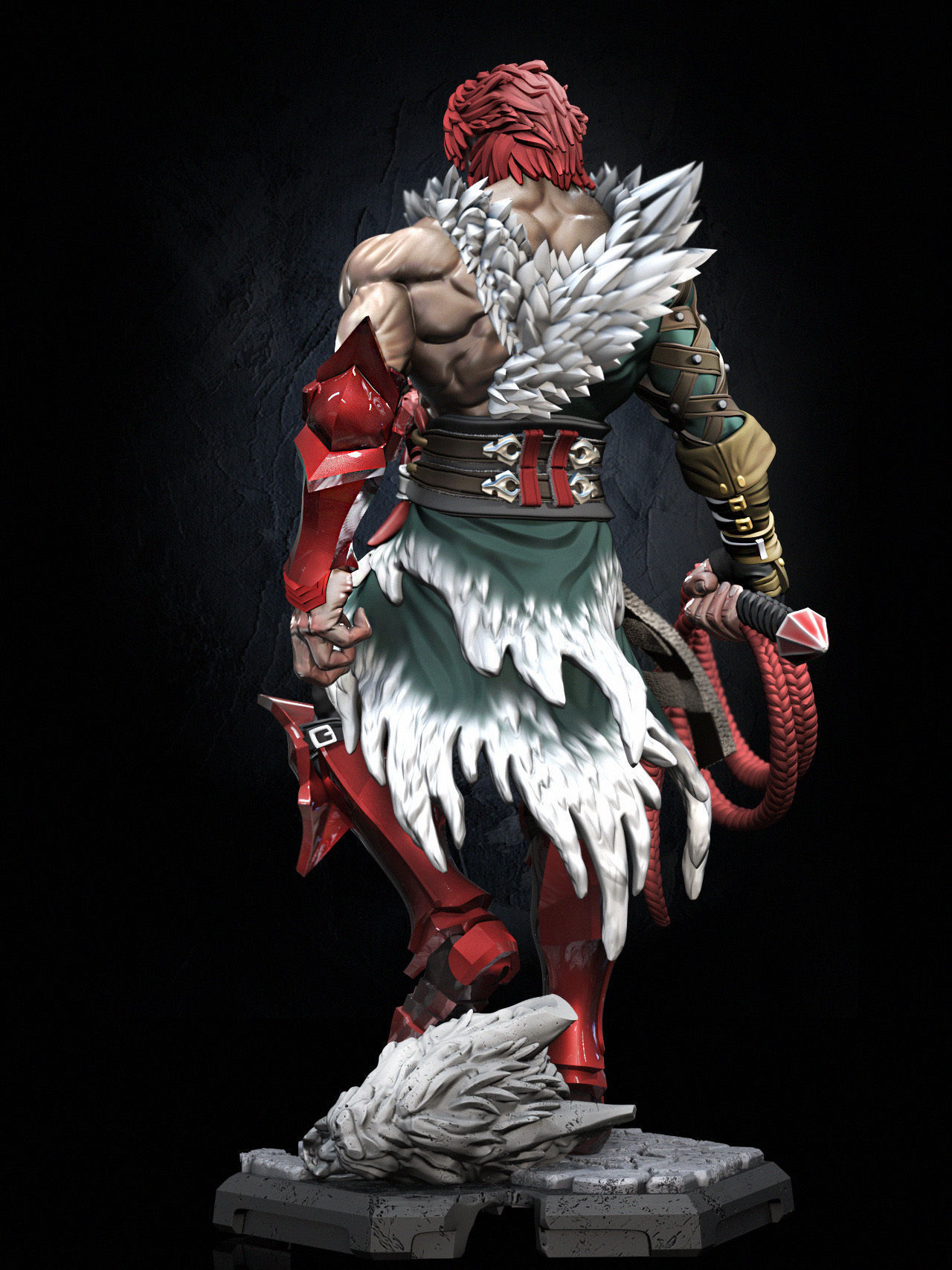 Simon Belmont 3D print model_16