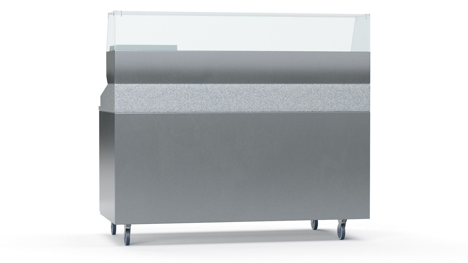 U-Line Pizza Prep Table Refrigerators Ucpp566-Ss61A Low-poly 3D model_24