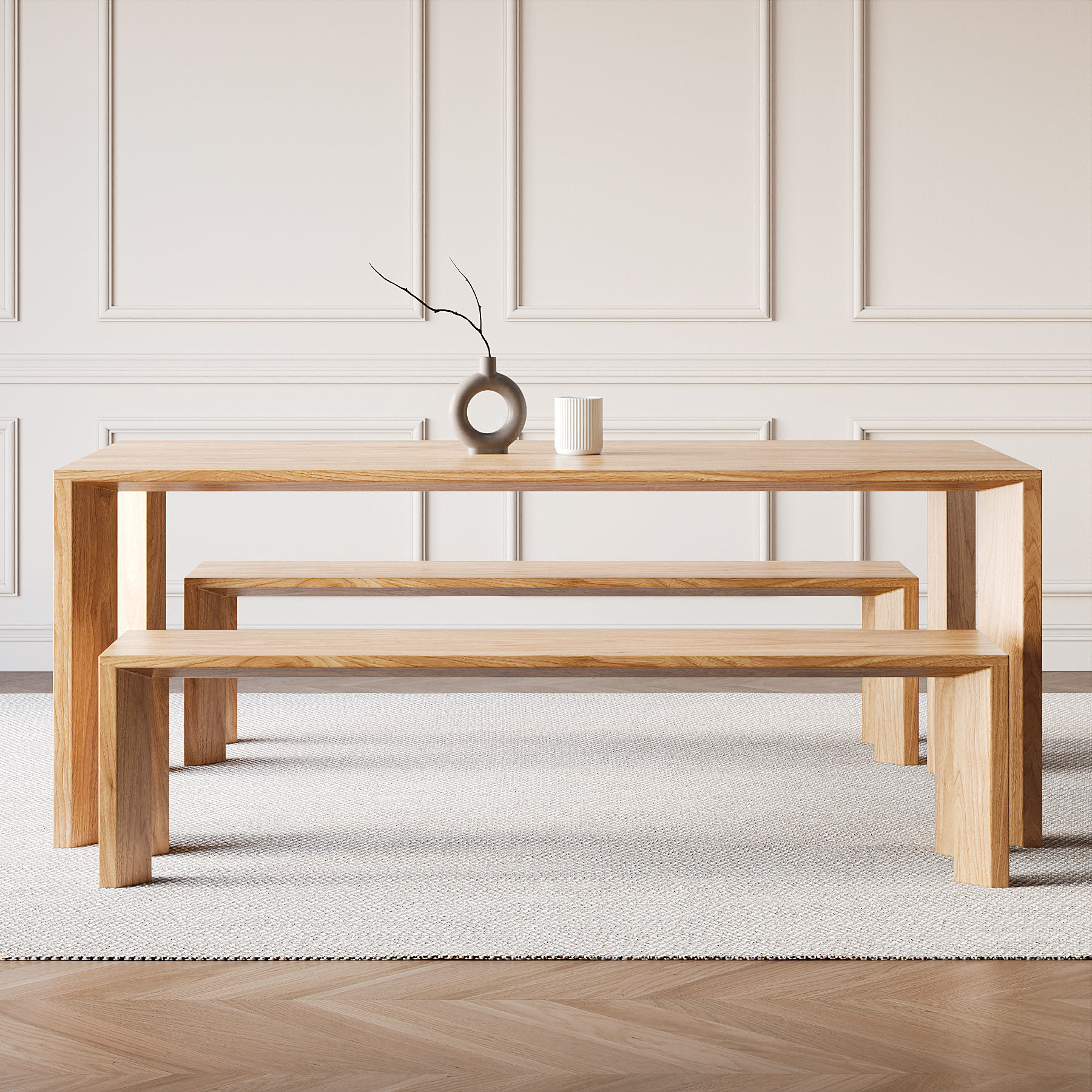 Dining Room Interior  ID409 3D model_3