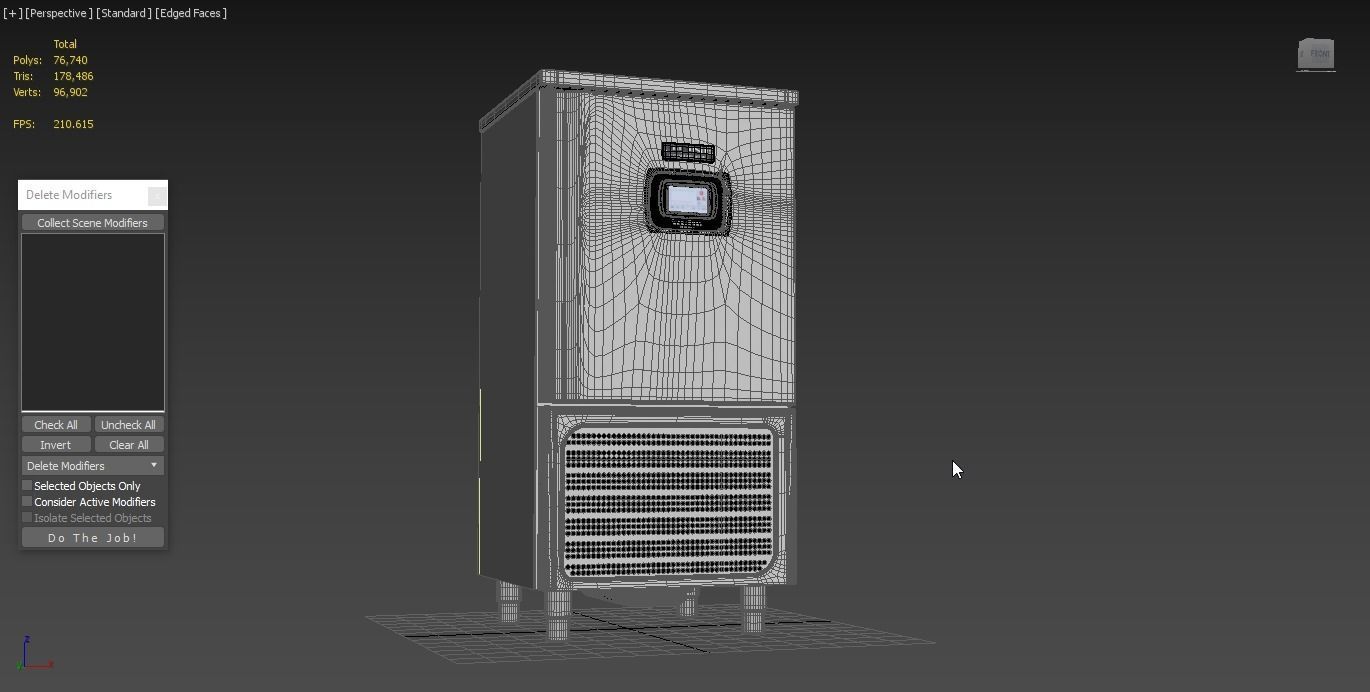 U-Line Blast Chiller Commercial Refrigerators Ucbf532-Ss12A 3D model_3
