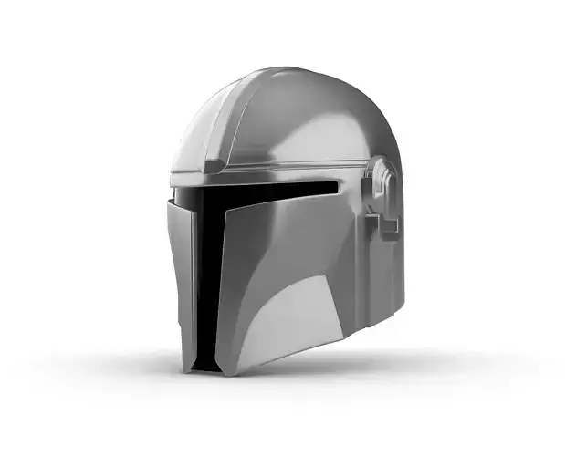 Mandalorian Star Wars Helmet STL Ready for 3D Print