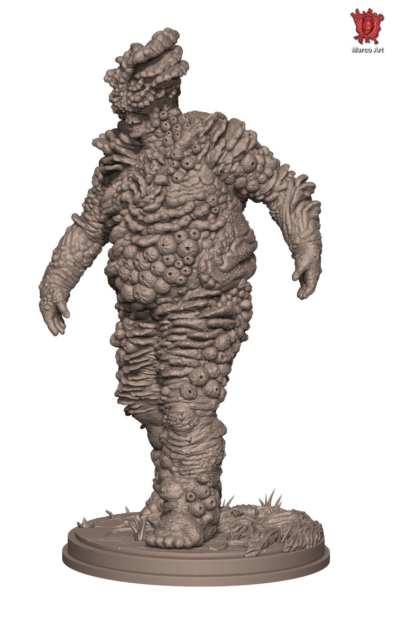 Mushrooms zombie The last of Us  Stl flie  3D print model_2