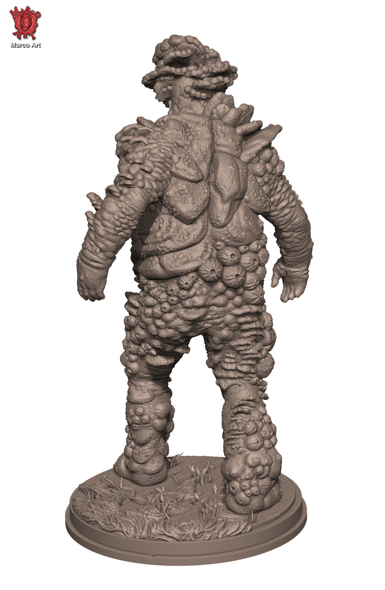 Mushrooms zombie The last of Us  Stl flie  3D print model_4