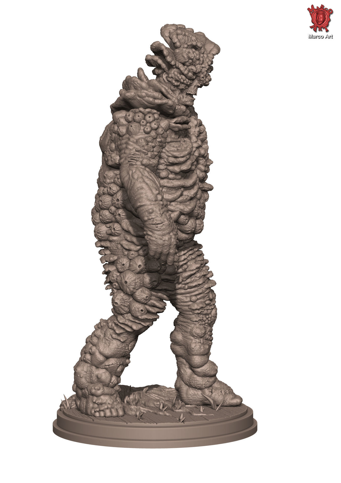 Mushrooms zombie The last of Us  Stl flie  3D print model_1