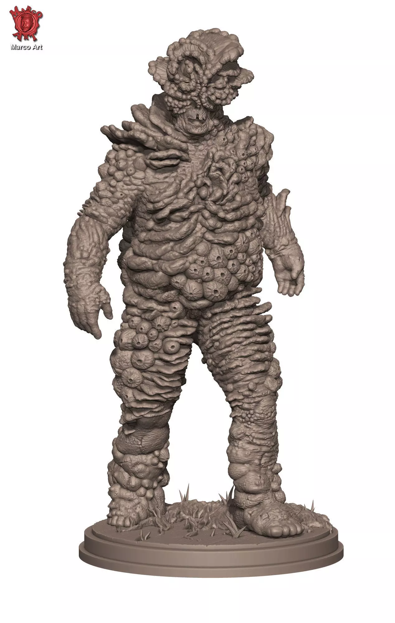 Mushrooms zombie The last of Us  Stl flie  3D print model_0