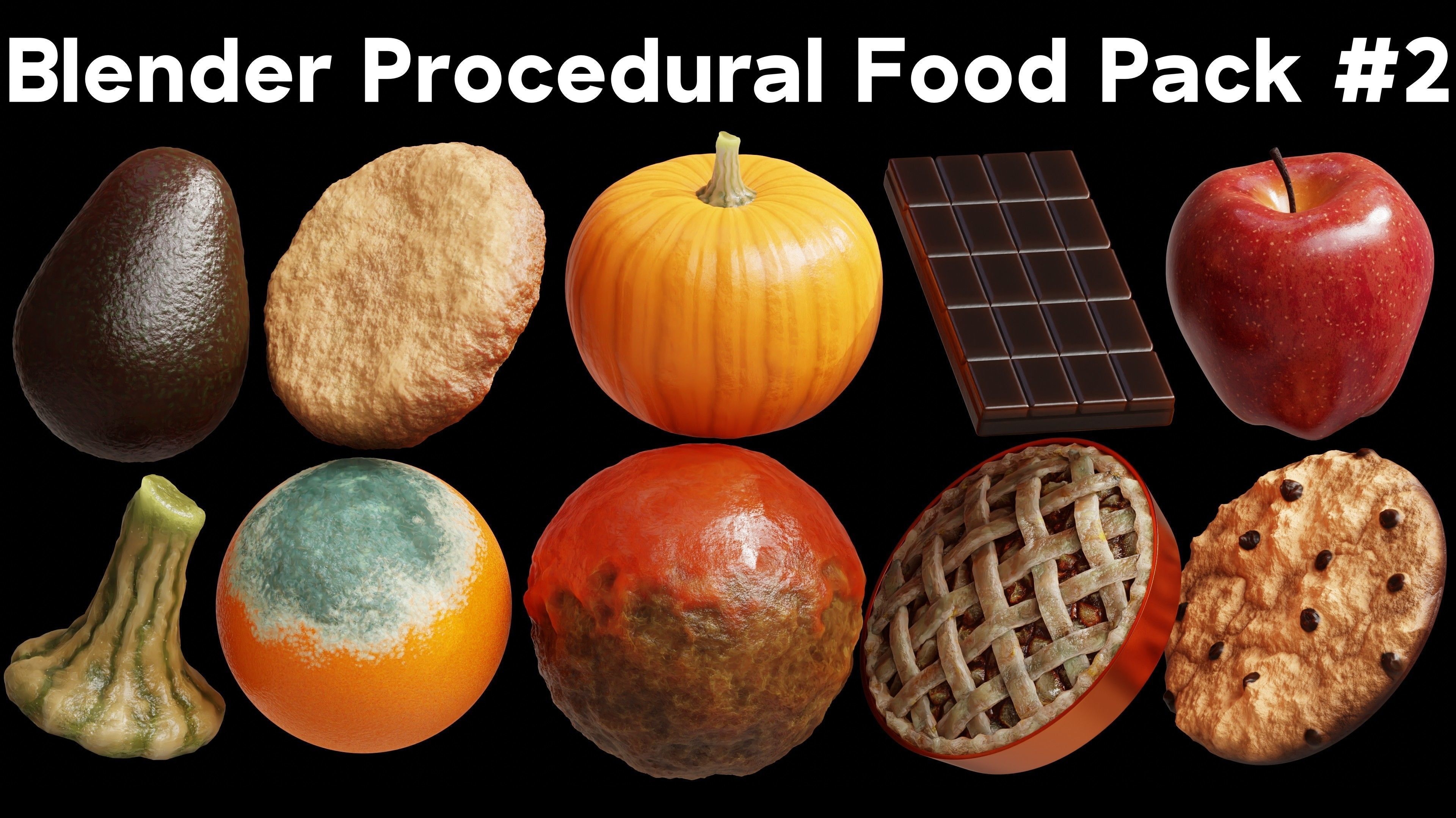 Blender Procedural Food Pack 2 Texture_4