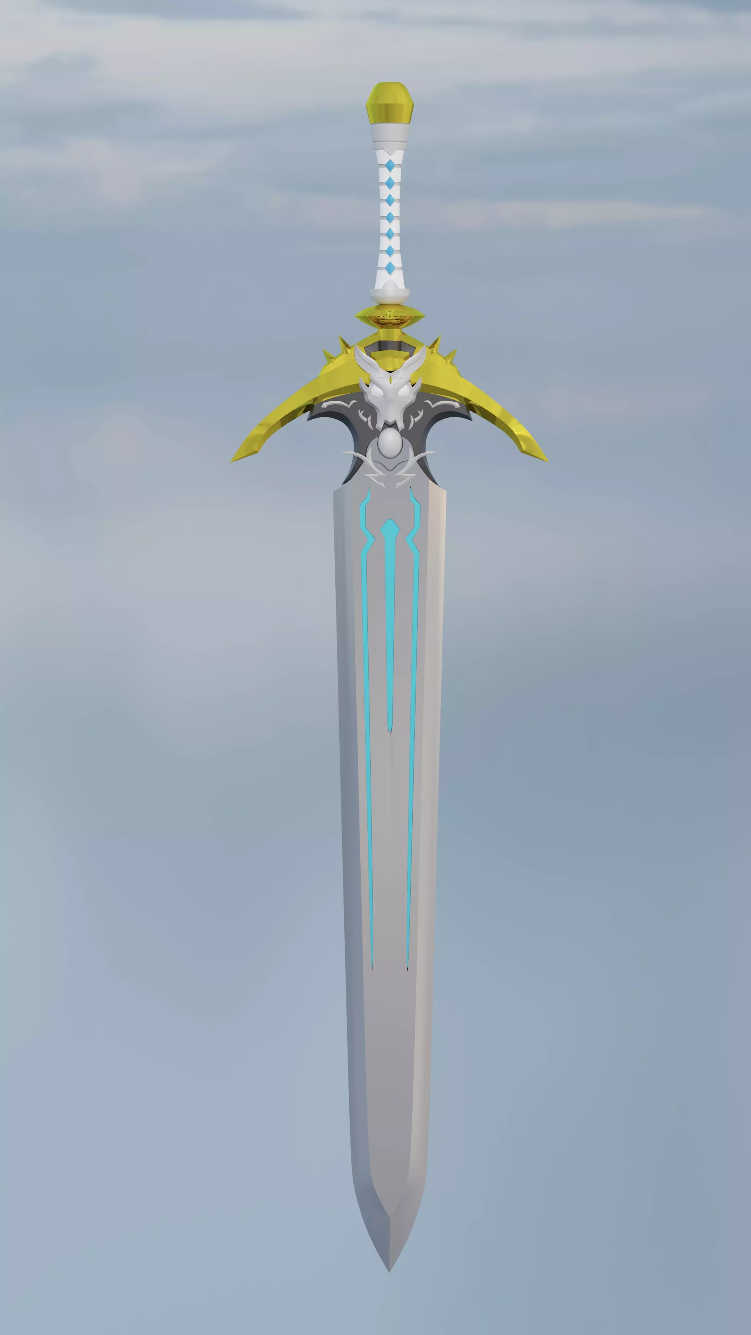 Teacher Sword from Reincarnated as a Sword 3D model_0
