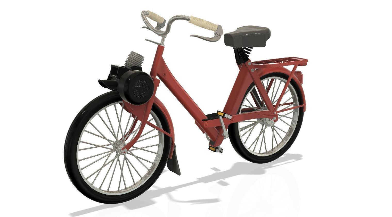 Velo Solex 3800 scale model kit - 3d printable 3D print model_11