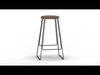 Smoked Cork Prop Stool OxDenmarq 3D model_1