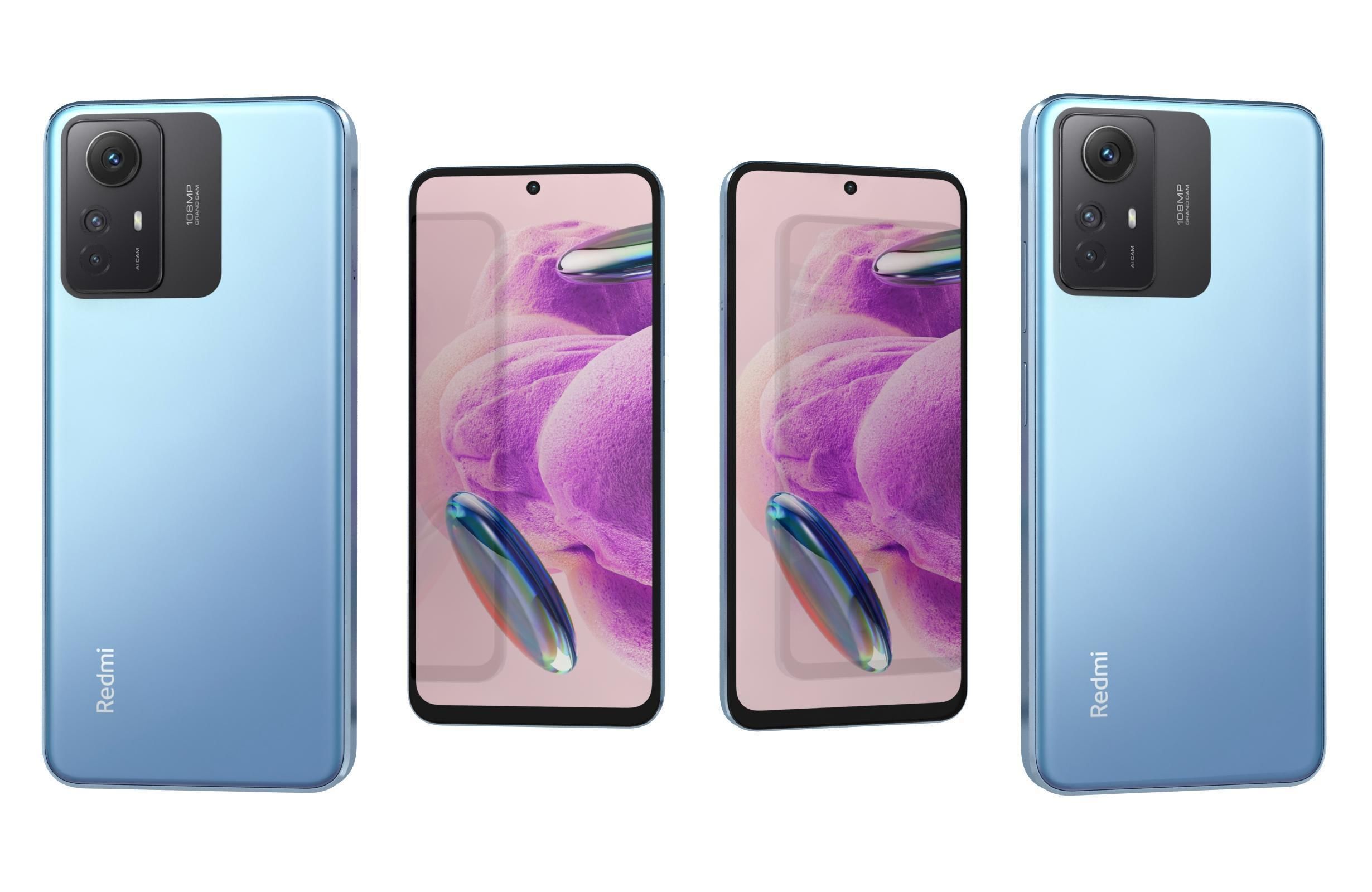 Xiaomi Redmi Note 12S Blue 3D model_3