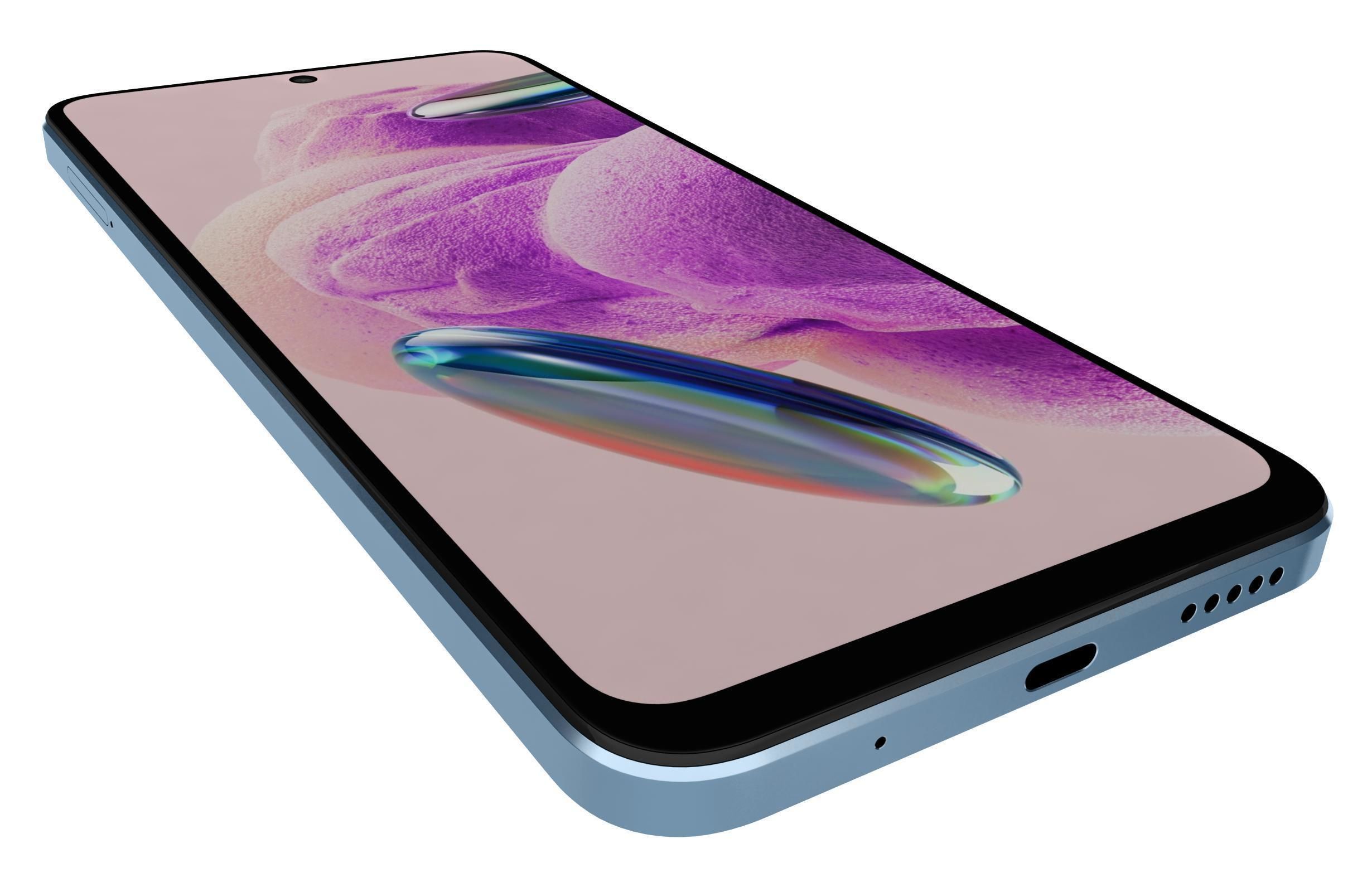 Xiaomi Redmi Note 12S Blue 3D model_12