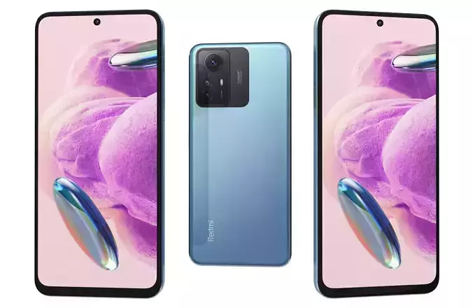 Xiaomi Redmi Note 12S Blue 3D model