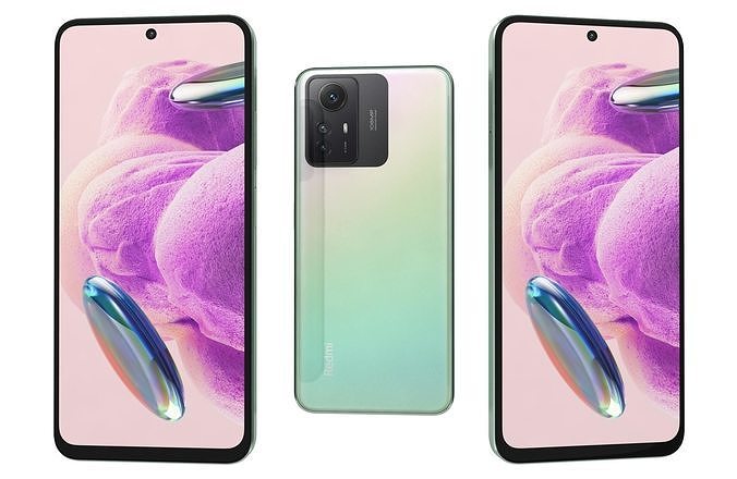 Xiaomi Redmi Note 12S Green 3D model