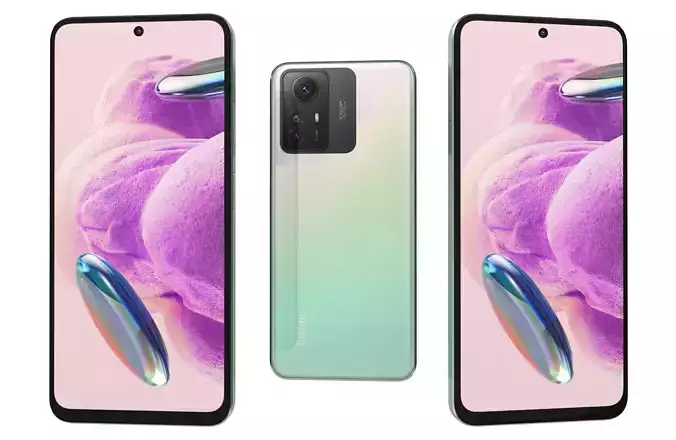 Xiaomi Redmi Note 12S Green 3D model