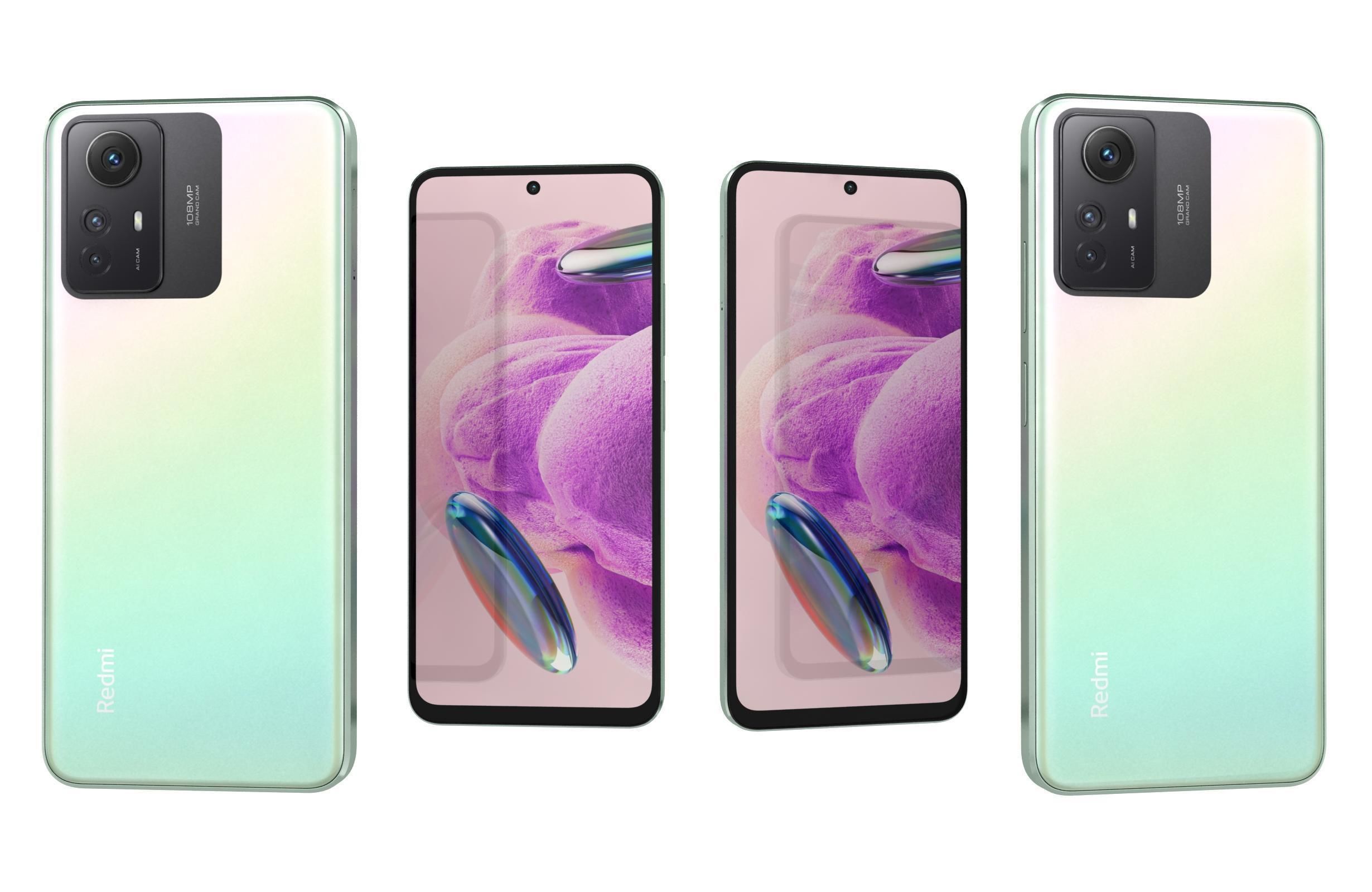 Xiaomi Redmi Note 12S Green 3D model_3