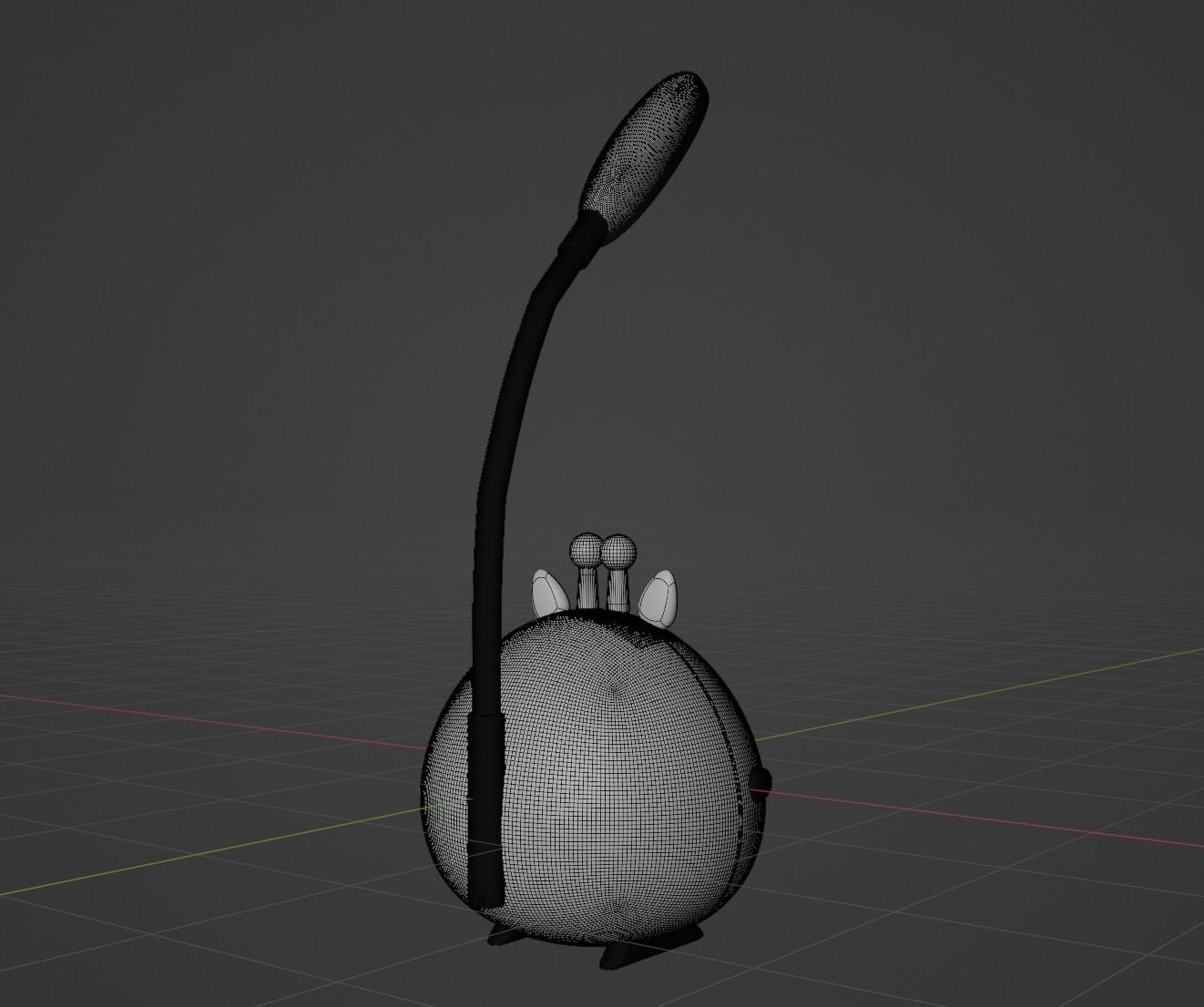 Cute study lamp 3D Model 3D model_4