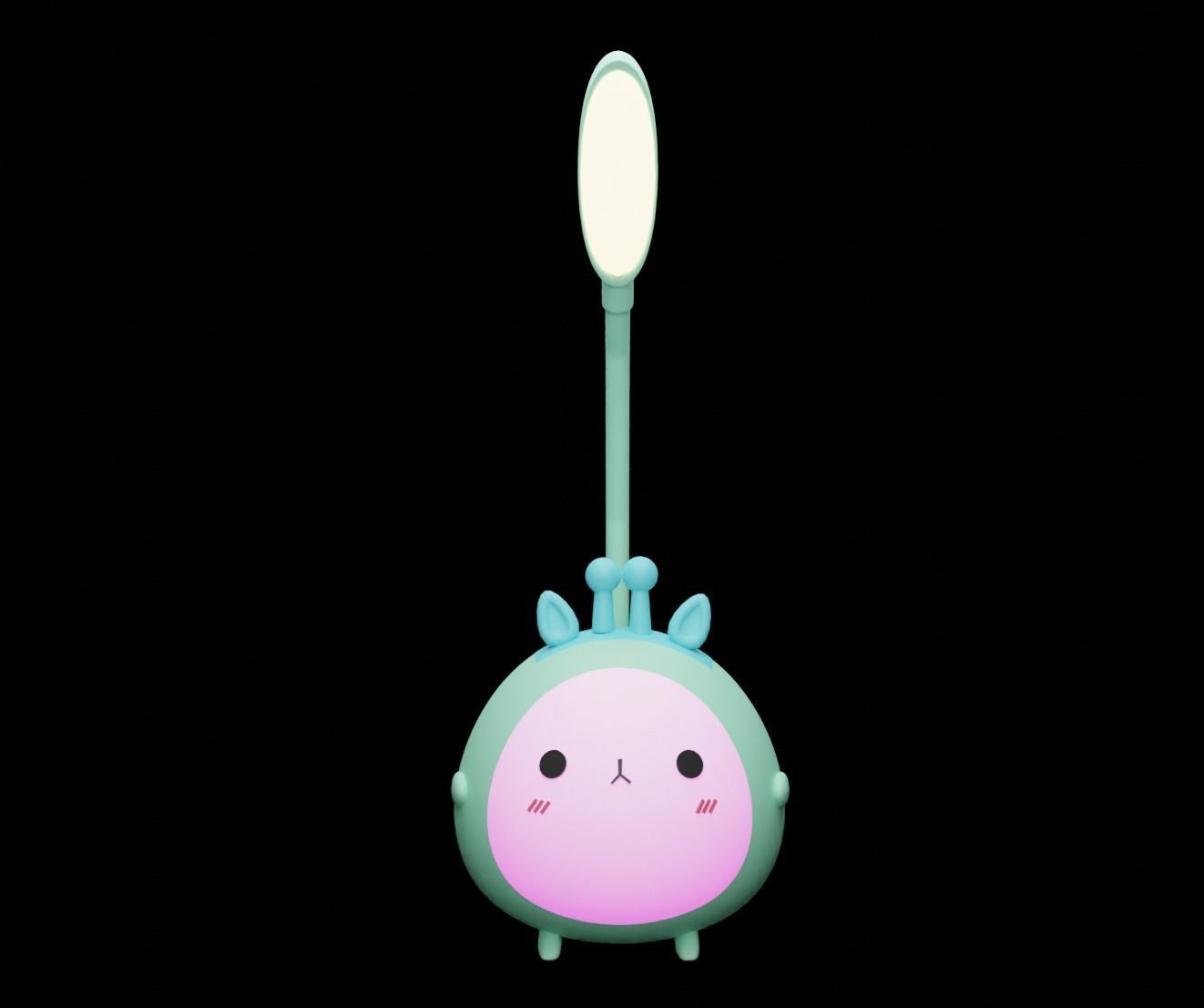 Cute study lamp 3D Model 3D model_6