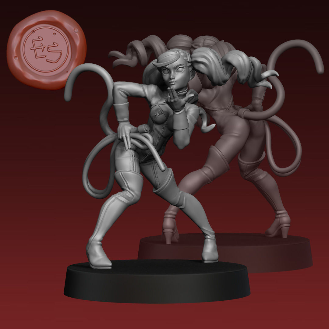 Ann Takamaki - Persona 5 - 32mm Miniature 3D print model_1