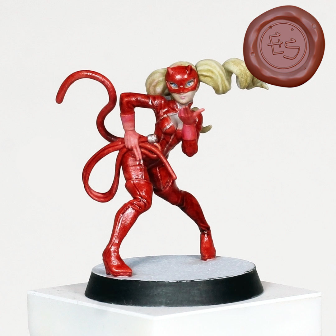 Ann Takamaki - Persona 5 - 32mm Miniature 3D print model_2