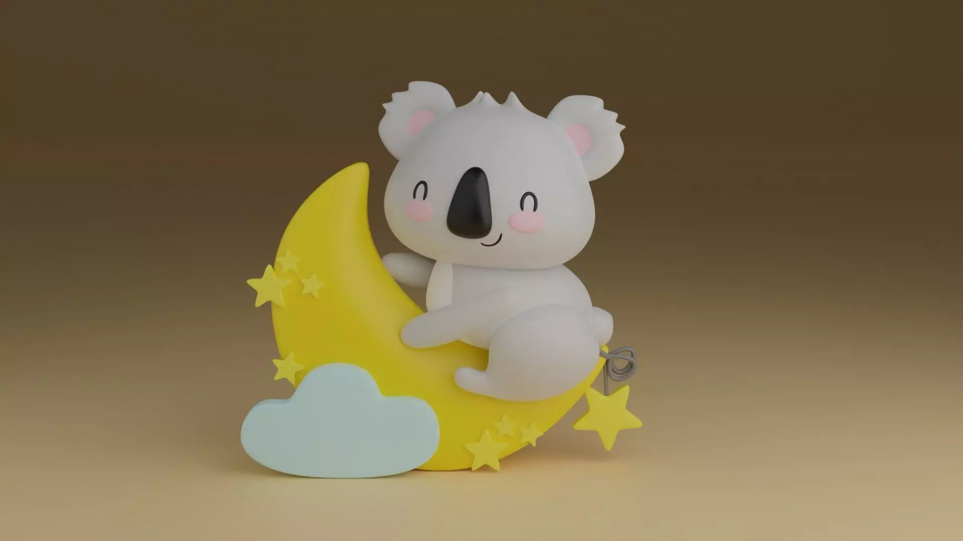 good night koala 3D print model