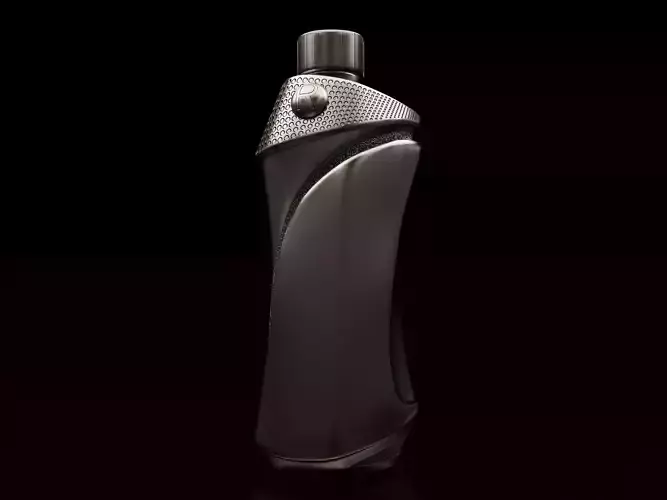 New Design of Metal Drink Bottle Mockup 3D model 