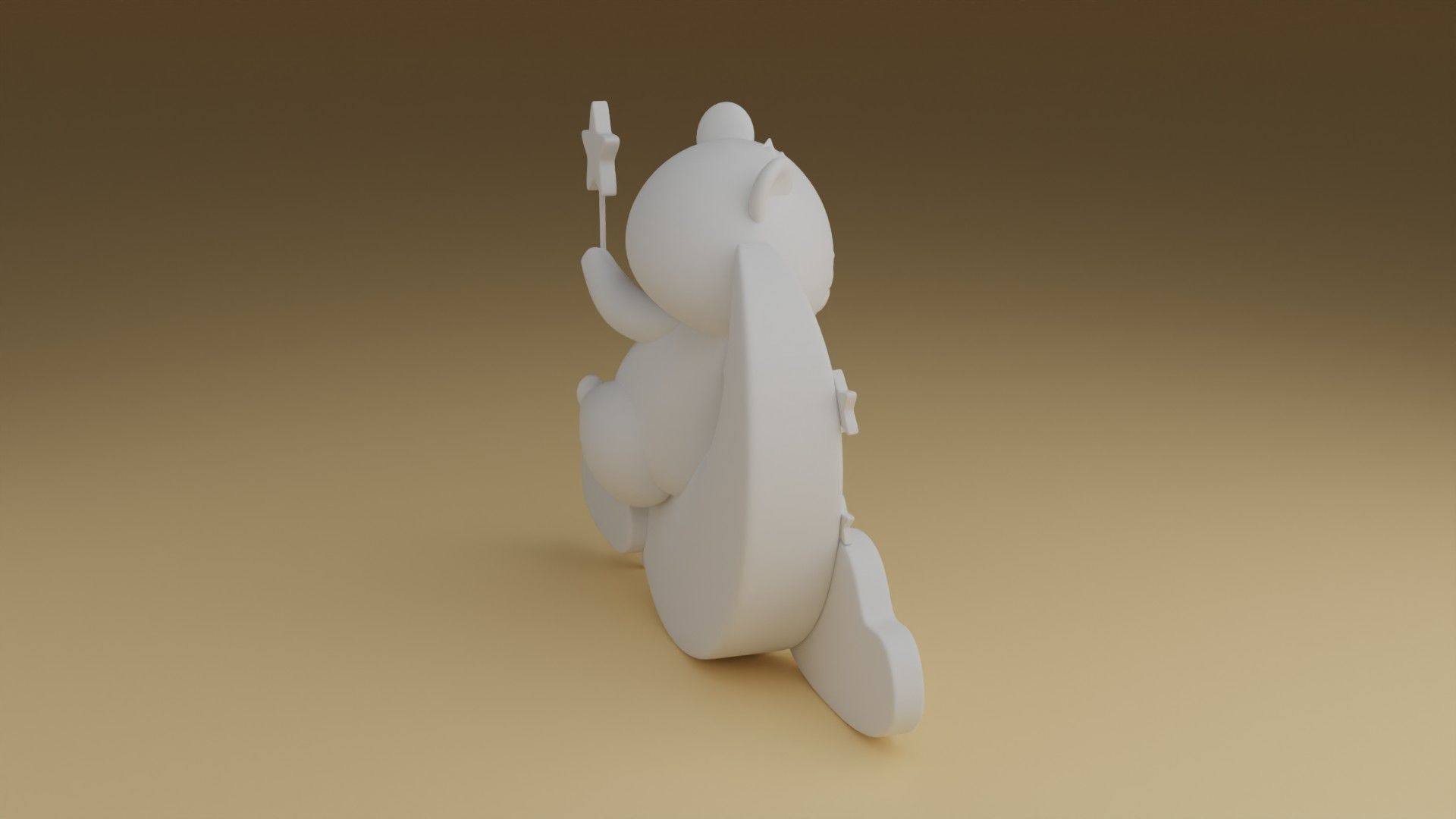 good night teddybear 3D print model_3