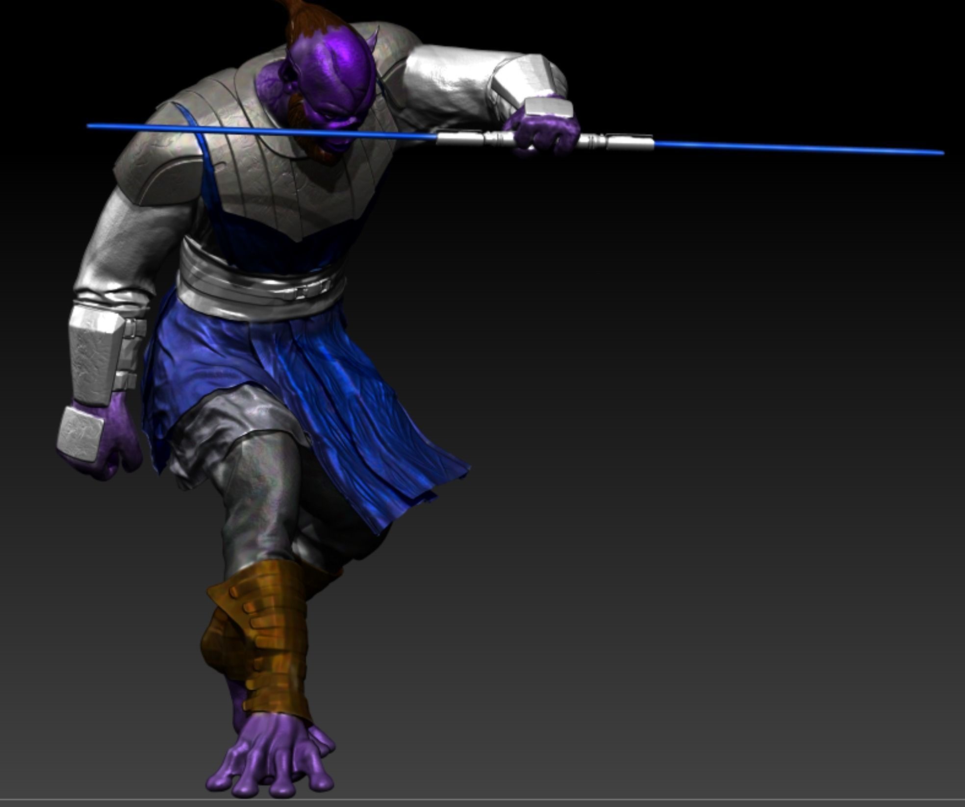 Star wars Jedi Fallen order Jaro Tapal High poly model 3D print model_6