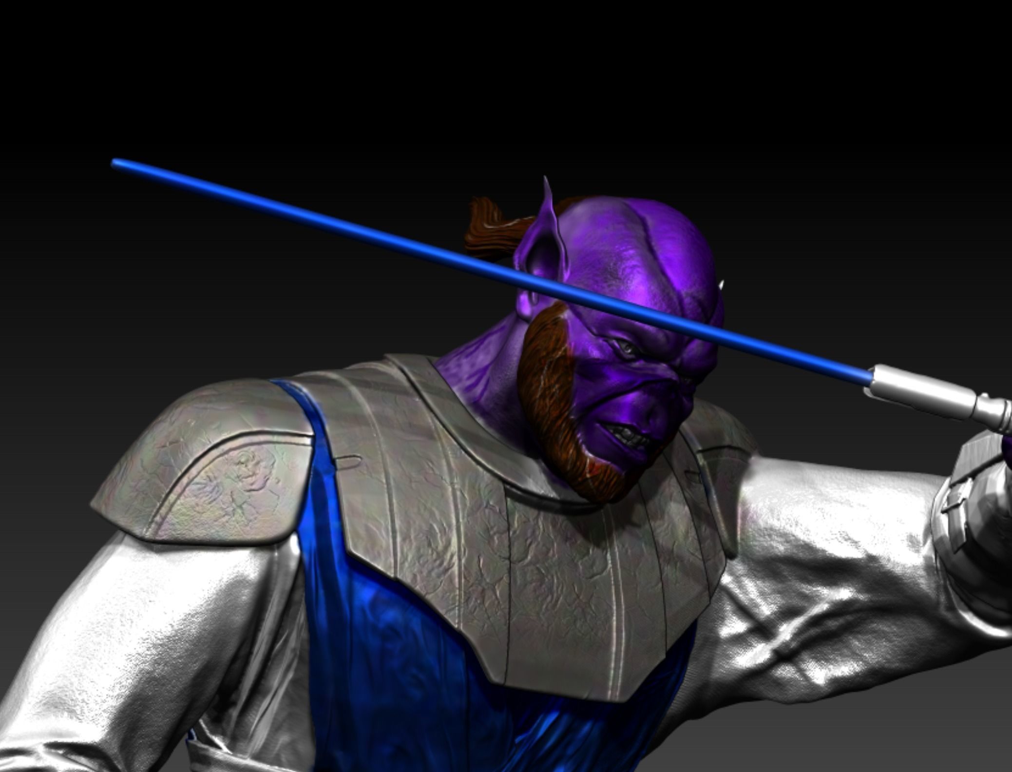 Star wars Jedi Fallen order Jaro Tapal High poly model 3D print model_2