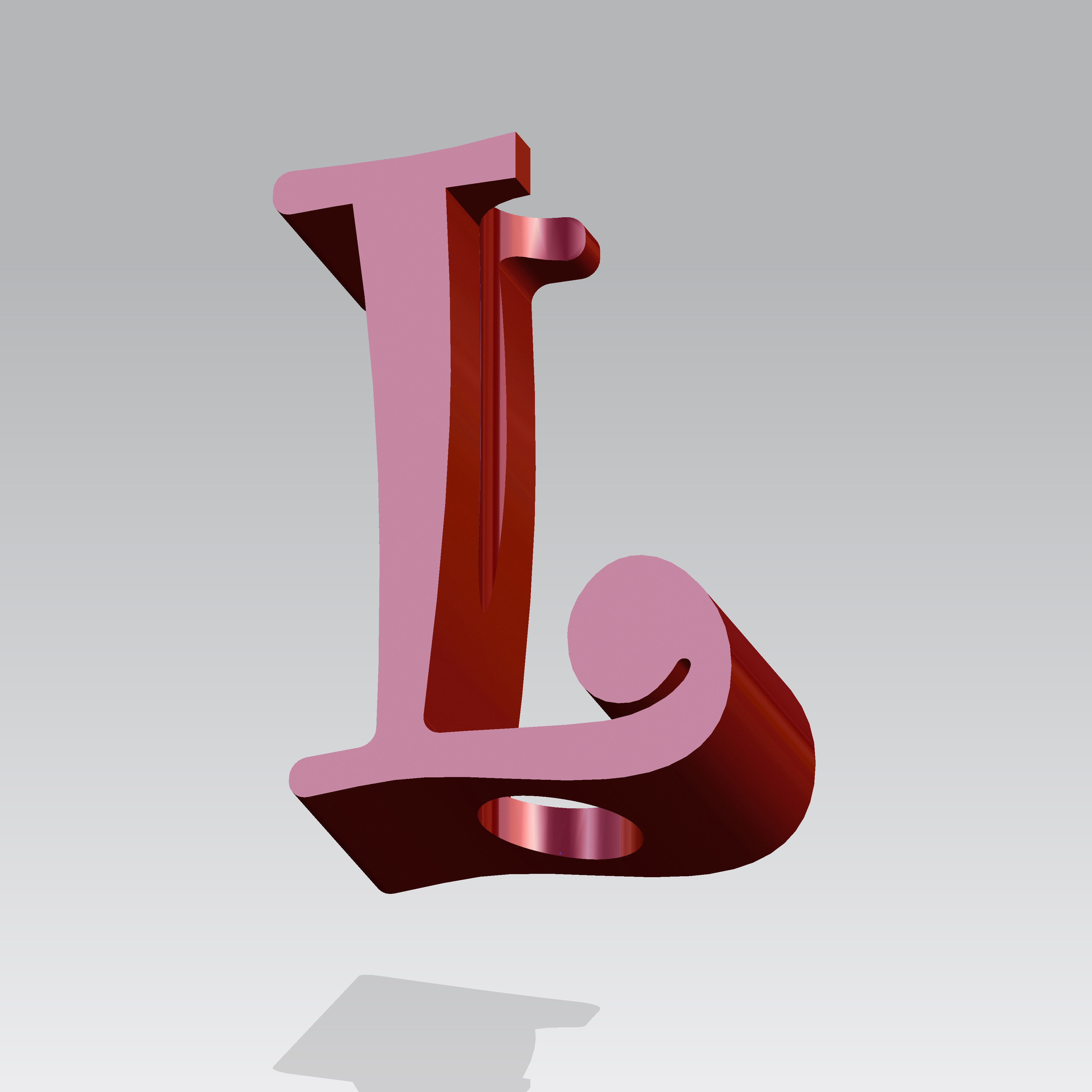 L Shaped Straw Topper 3D Model 3D print model_4
