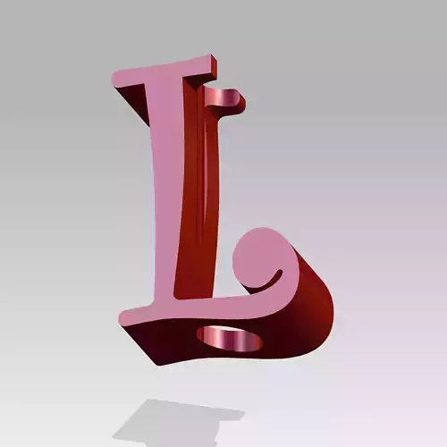 L Shaped Straw Topper 3D Model 3D print model