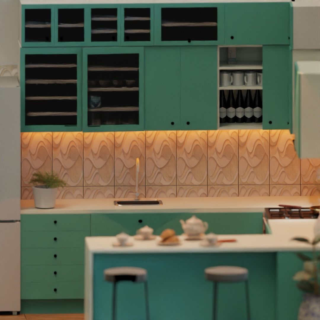 Modern Kitchen Set 3D Models for Interior Design 3D model | CGTrader
