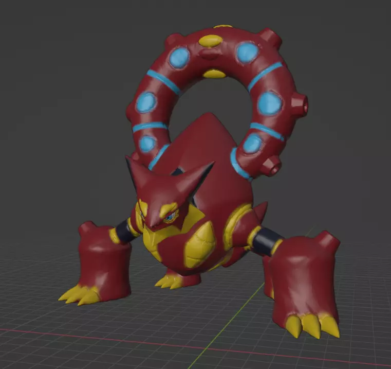 Volcanion 3D print model_0