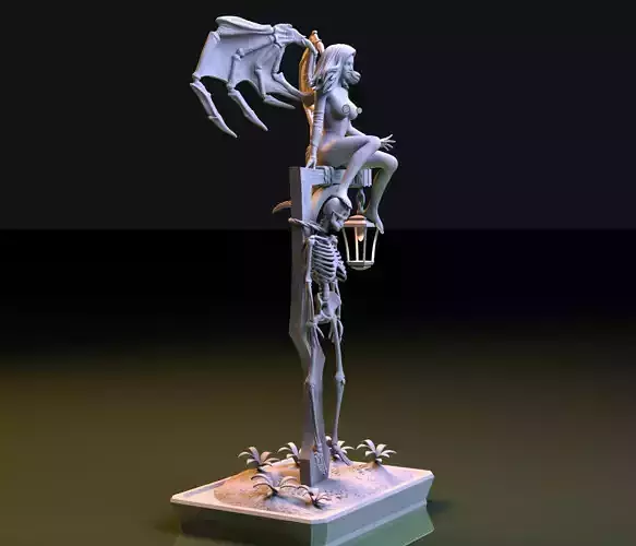 LUCIFER GIRL IN HALLOWEEN NIGHT